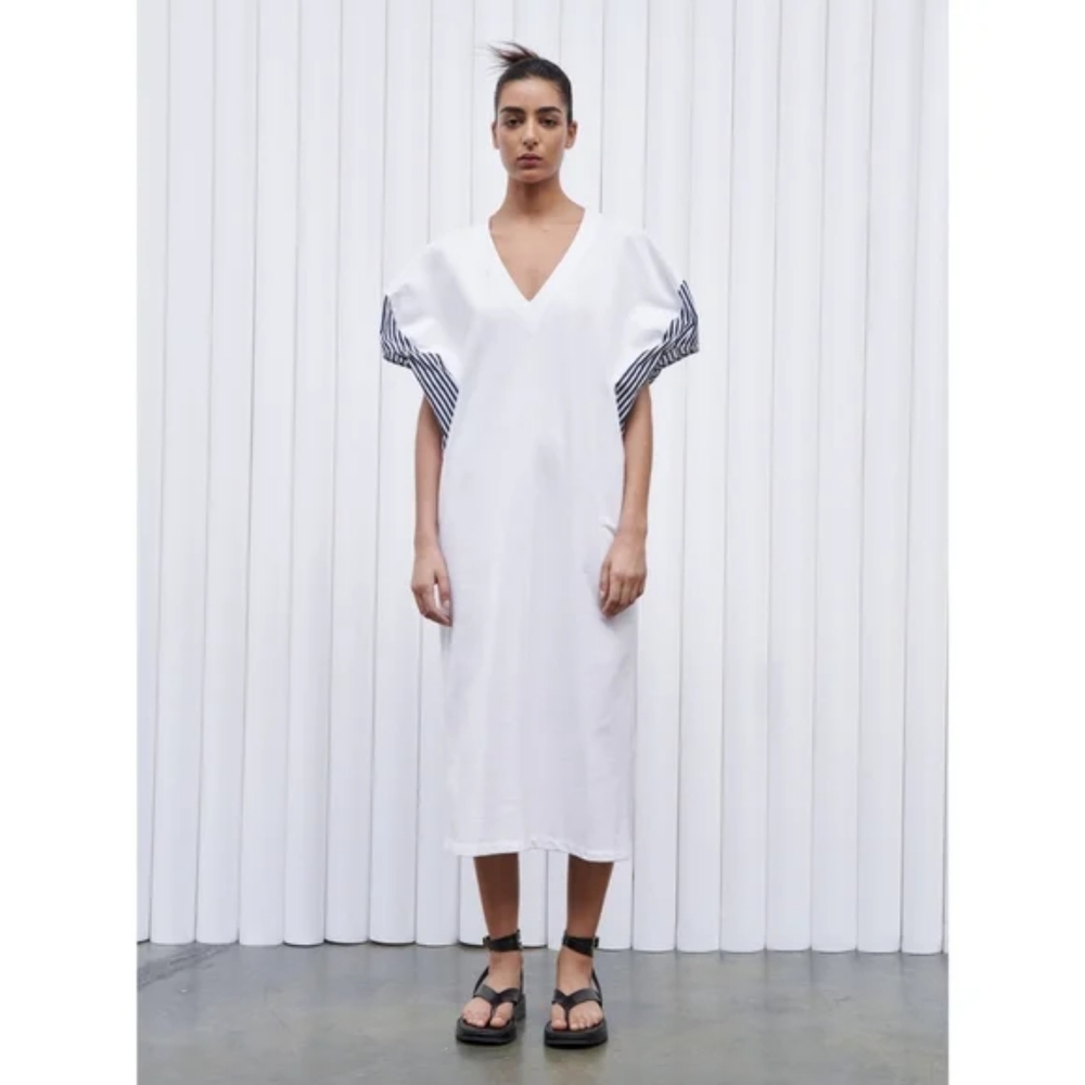 Zara Puff Sleeve Maxi Dress - Size Large
